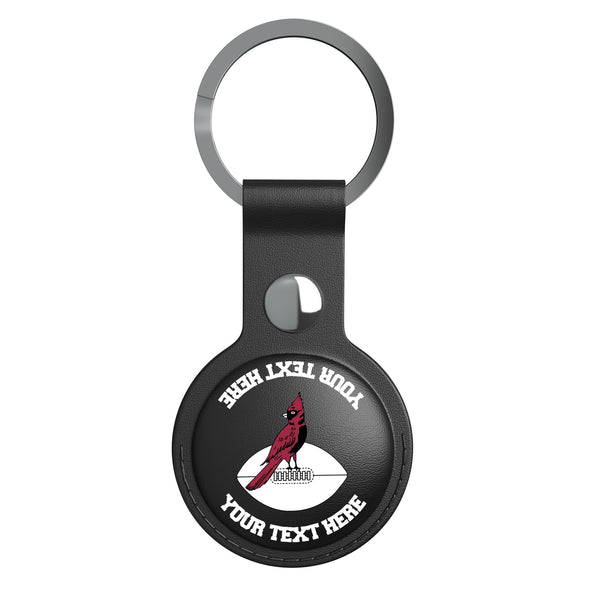 Chicago Cardinals 1947-1959 Historic Collection Personalized Insignia AirTag Black Airtag Holder Flat.Jpg