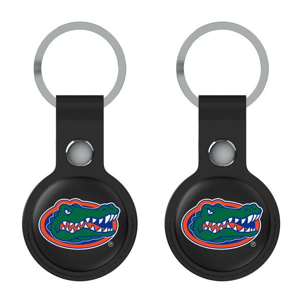 University of Florida Gators Insignia AirTag Black Airtag Holder 2-Pack Flat.Jpg