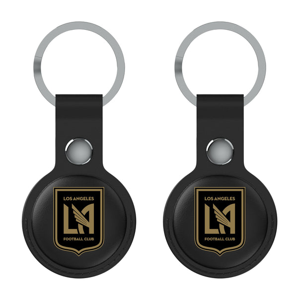 Los Angeles Football Club   Insignia AirTag Black Airtag Holder 2-Pack Flat.Jpg