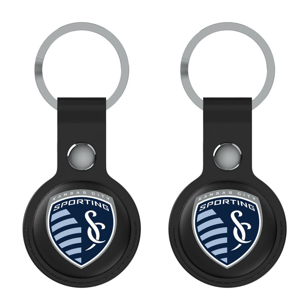 Sporting Kansas City   Insignia AirTag Black Airtag Holder 2-Pack Flat.Jpg