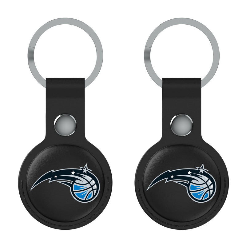 Orlando Magic Insignia AirTag Black Airtag Holder 2-Pack Flat.Jpg