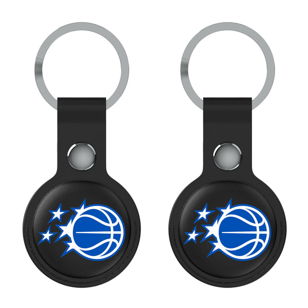 Orlando Magic Insignia AirTag Black Airtag Holder 2-Pack Flat.Jpg