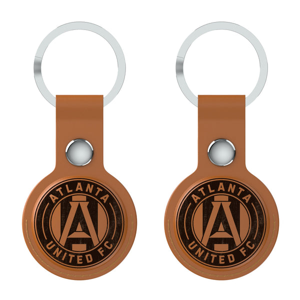 Atlanta United FC  Burn AirTag Brown Airtag Holder 2-Pack Flat.Jpg