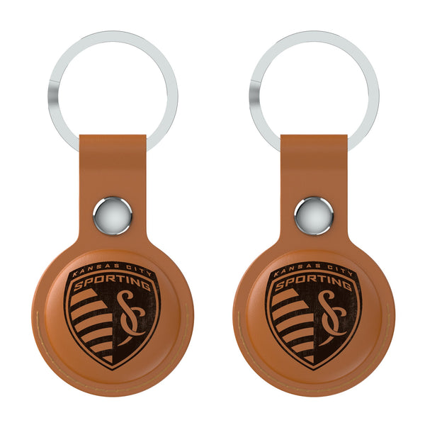 Sporting Kansas City   Burn AirTag Brown Airtag Holder 2-Pack Flat.Jpg