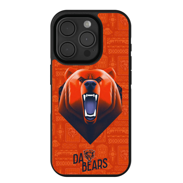 Chicago Bears 2024 Illustrated Limited Edition iPhone Bump Phone Case Flat.Jpg