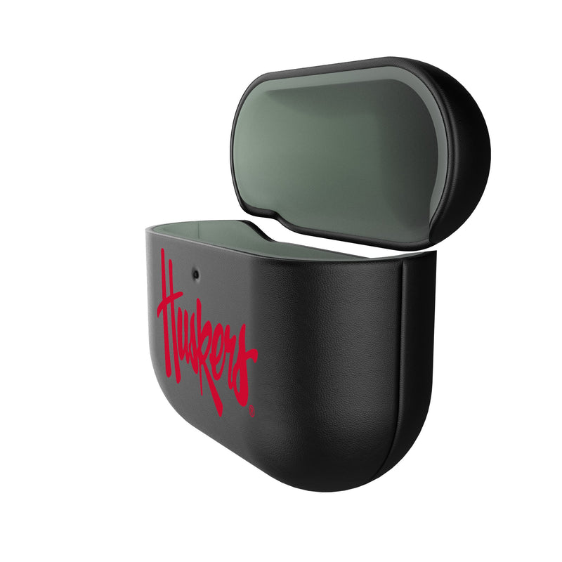 University of Nebraska Huskers Personalized Insignia AirPods AirPod Case Cover Iso.Jpg