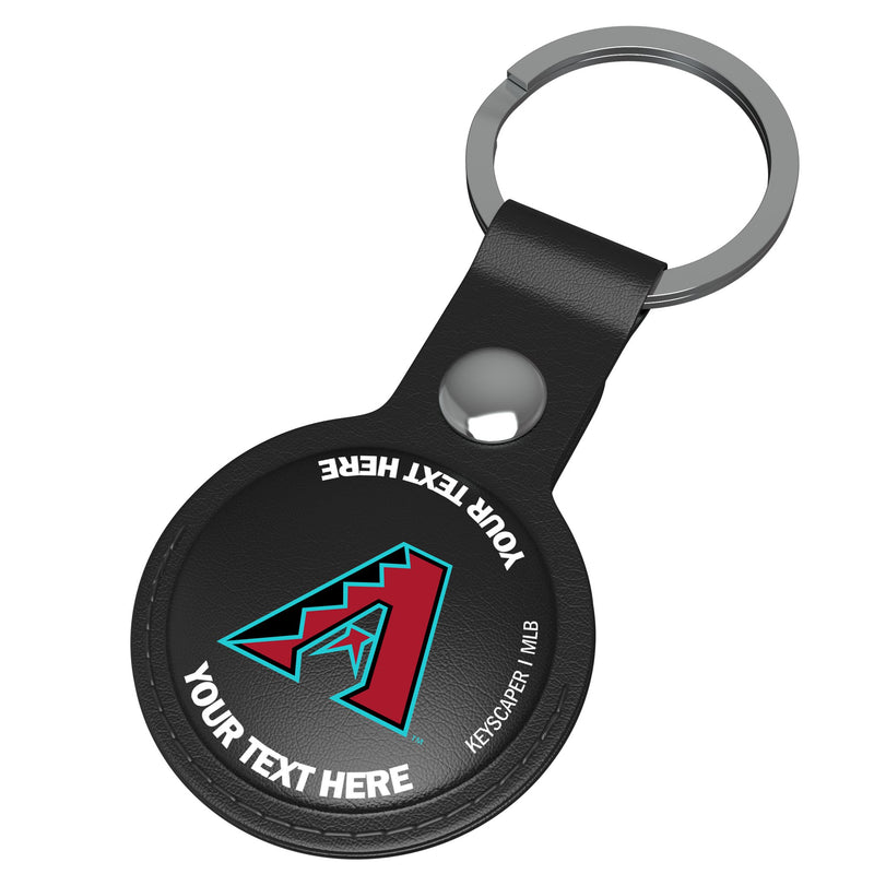Arizona Diamondbacks Personalized Insignia AirTag Black Airtag Holder Iso.Jpg