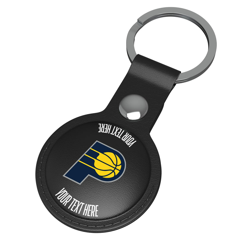 Indiana Pacers Personalized Insignia AirTag Black Airtag Holder Iso.Jpg