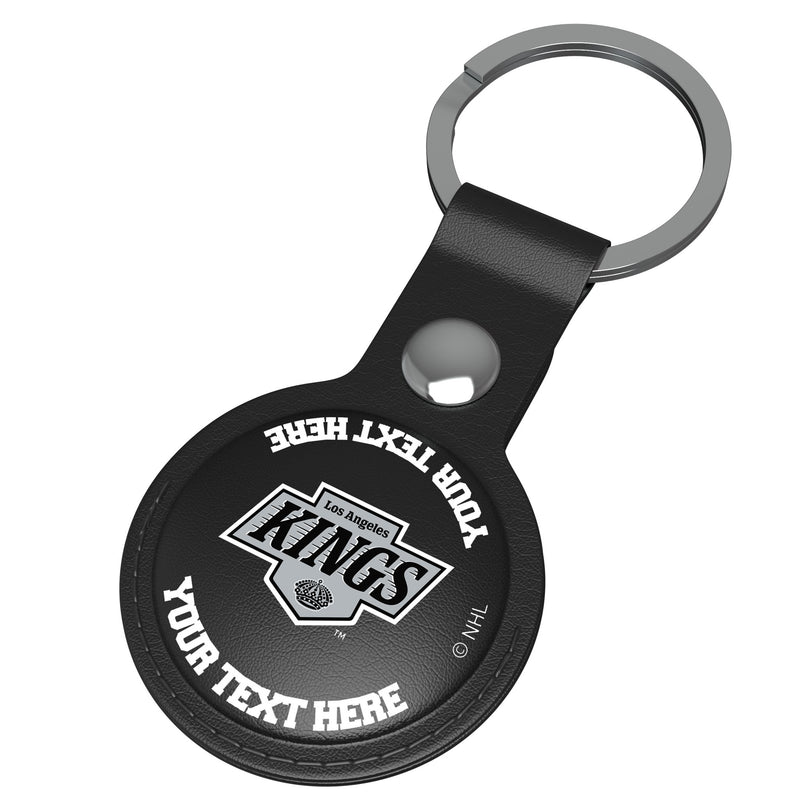 LA Kings Personalized Insignia AirTag Black Airtag Holder Iso.Jpg