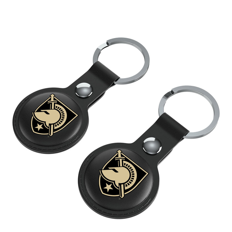 United States Military Academy Black Knights Insignia AirTag Black Airtag Holder 2-Pack Iso.Jpg