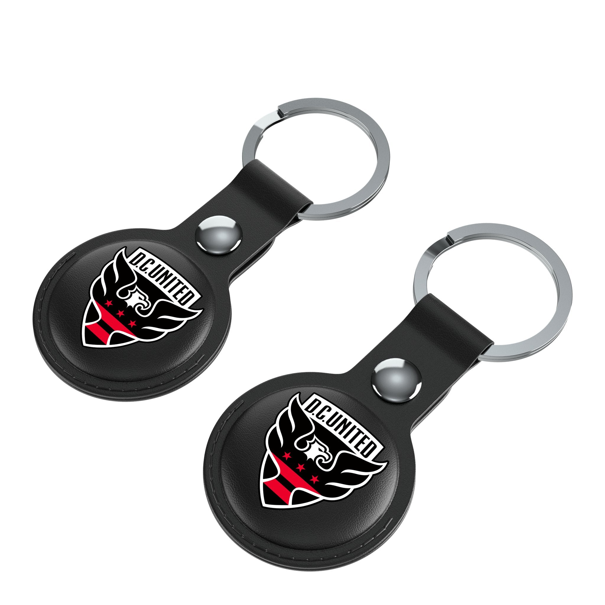DC United  Insignia AirTag Black Airtag Holder 2-Pack Iso.Jpg