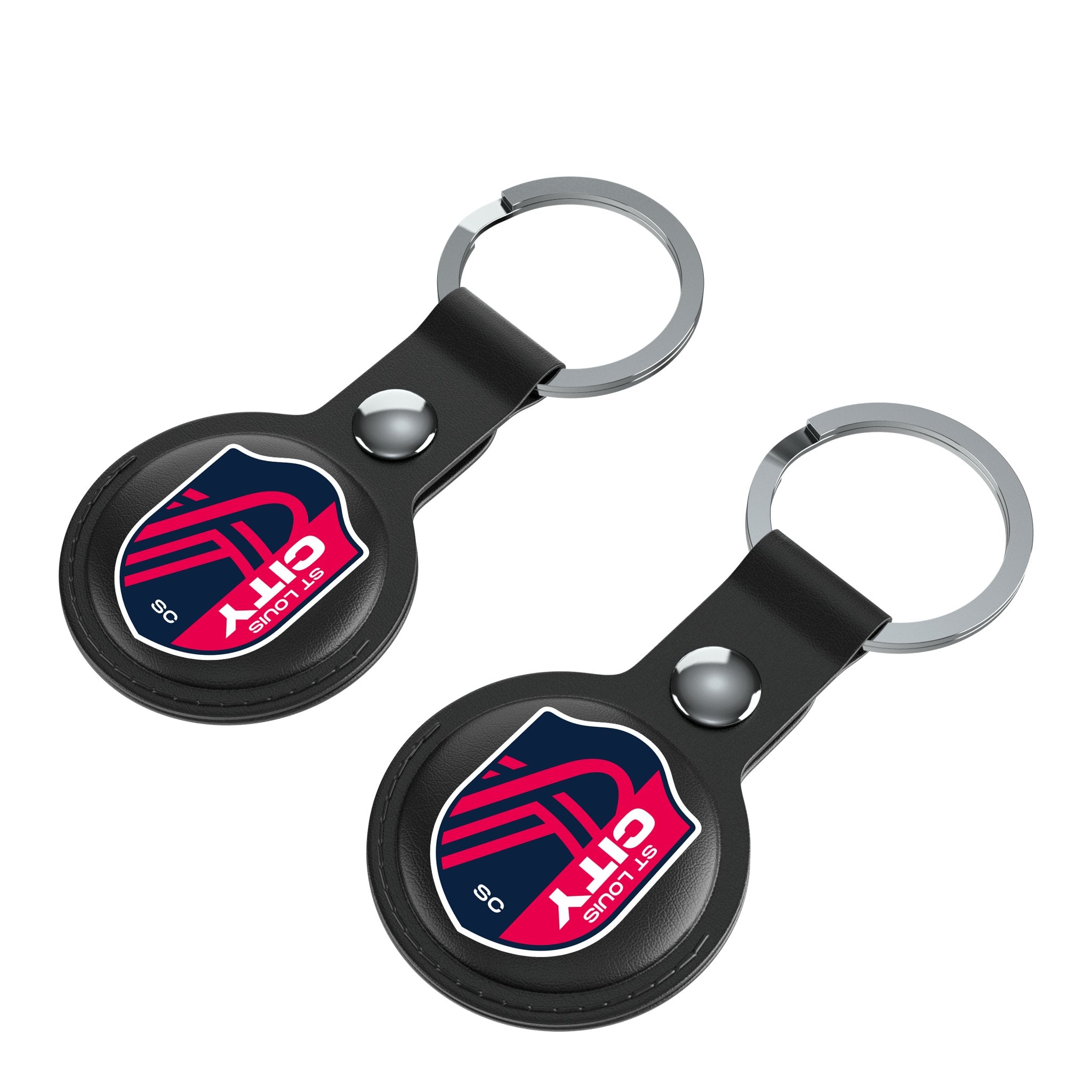 St. Louis CITY SC  Insignia AirTag Black Airtag Holder 2-Pack Iso.Jpg