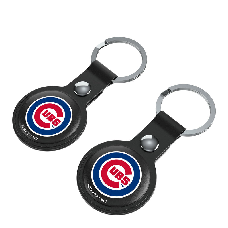 Chicago Cubs Insignia AirTag Black Airtag Holder 2-Pack Iso.Jpg