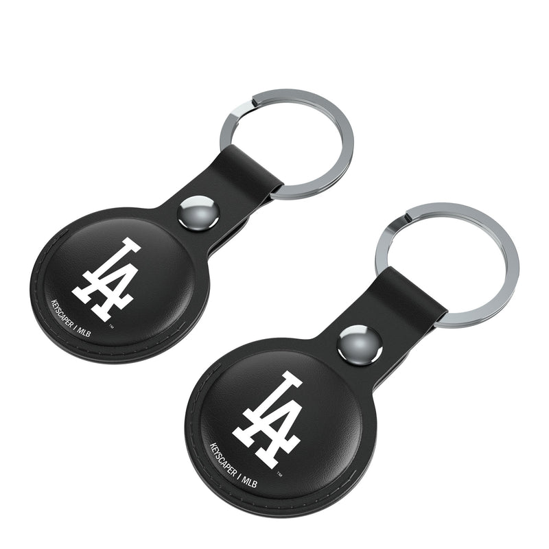 LA Dodgers Insignia AirTag Black Airtag Holder 2-Pack Iso.Jpg