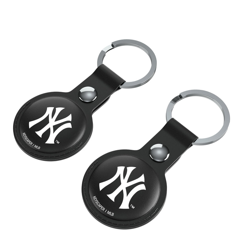 New York Yankees Insignia AirTag Black Airtag Holder 2-Pack Iso.Jpg