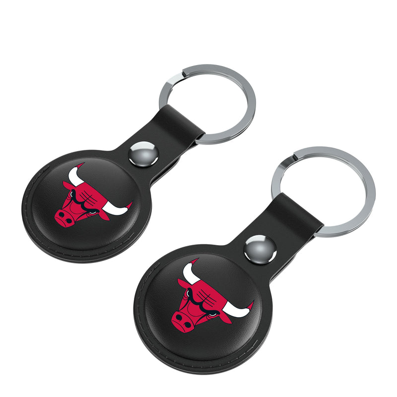 Chicago Bulls Insignia AirTag Black Airtag Holder 2-Pack Iso.Jpg