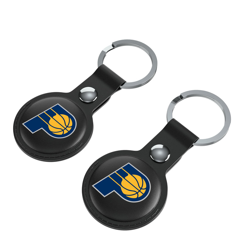 Indiana Pacers Insignia AirTag Black Airtag Holder 2-Pack Iso.Jpg