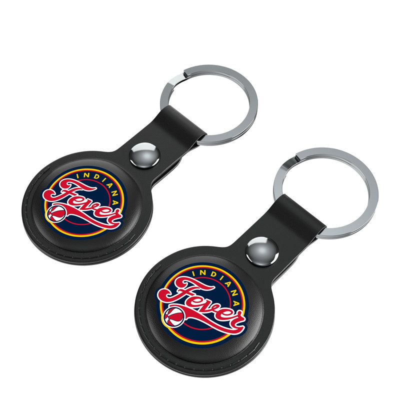 Indiana Fever Insignia AirTag Black Airtag Holder 2-Pack Iso.Jpg