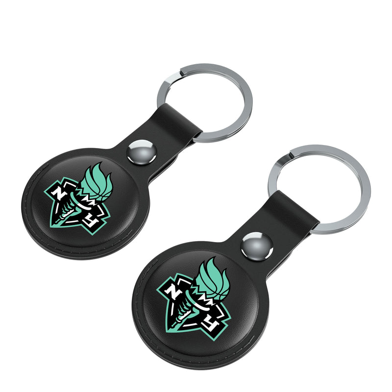 New York Liberty Insignia AirTag Black Airtag Holder 2-Pack Iso.Jpg