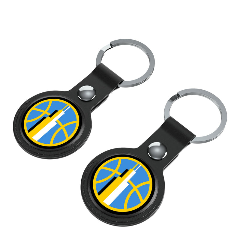 Chicago Sky Insignia AirTag Black Airtag Holder 2-Pack Iso.Jpg