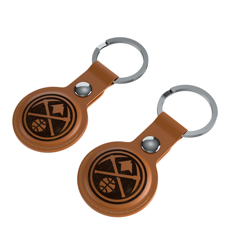 Denver Nuggets Burn AirTag Brown Airtag Holder 2-Pack Iso.Jpg