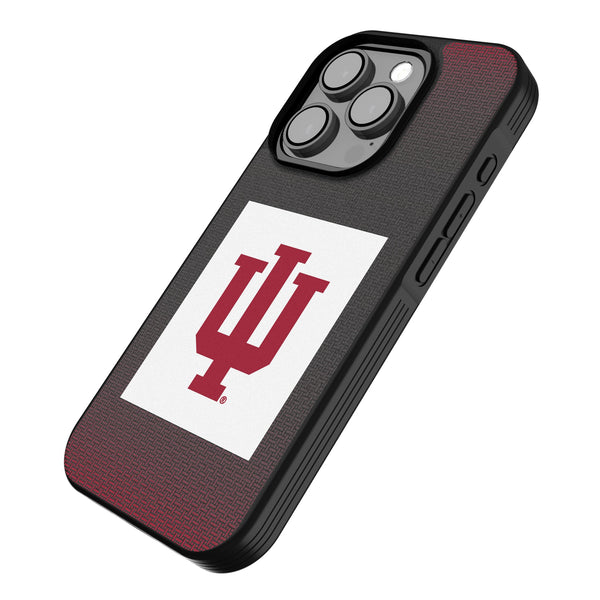 Indiana University Hoosiers Linen iPhone Bump Phone Case for Apple iPhone Iso.Jpg