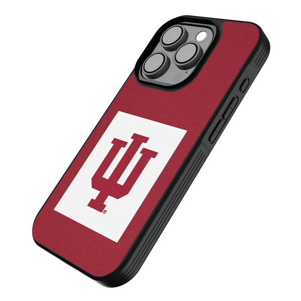 Indiana University Hoosiers Solid iPhone Bump Phone Case for Apple iPhone Iso.Jpg