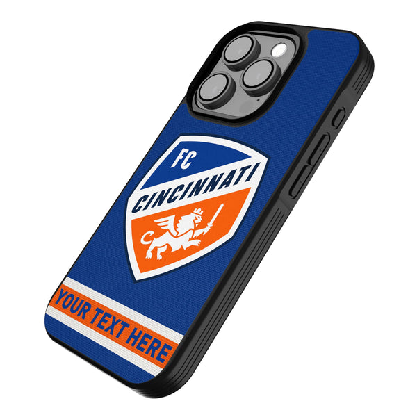 FC Cincinnati Personalized Stripe iPhone Bump Phone Case for Apple iPhone Iso.Jpg
