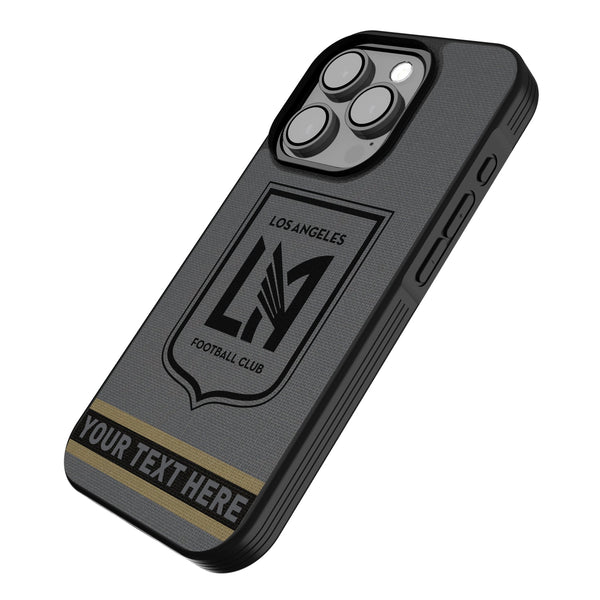 Los Angeles Football Club Personalized Stripe iPhone Bump Phone Case for Apple iPhone Iso.Jpg