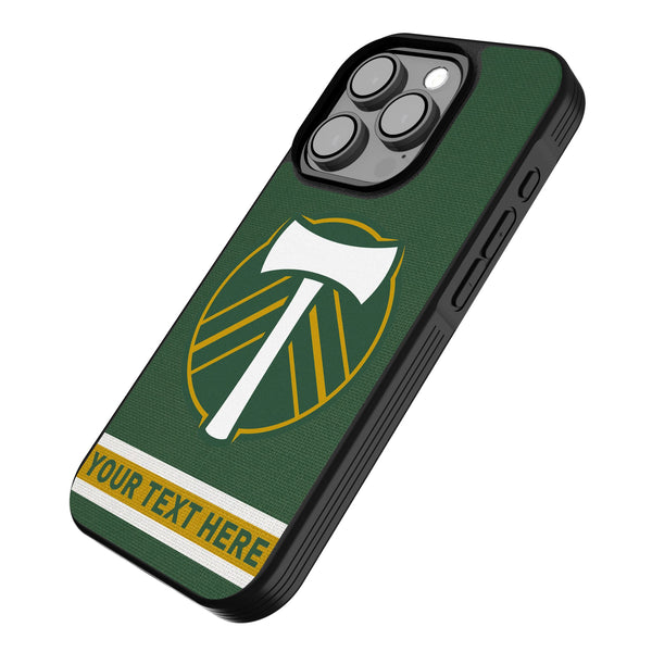 Portland Timbers Personalized Stripe iPhone Bump Phone Case for Apple iPhone Iso.Jpg