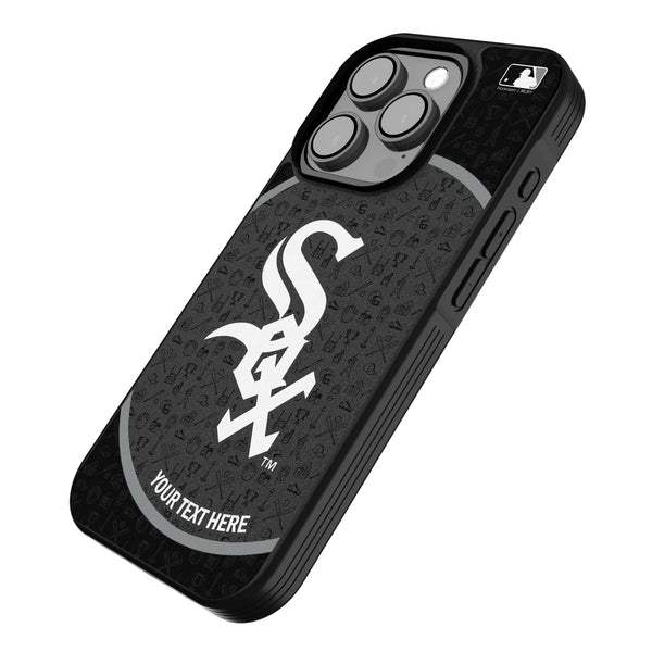 Chicago White Sox Personalized Circle iPhone Bump Phone Case for Apple iPhone Iso.Jpg