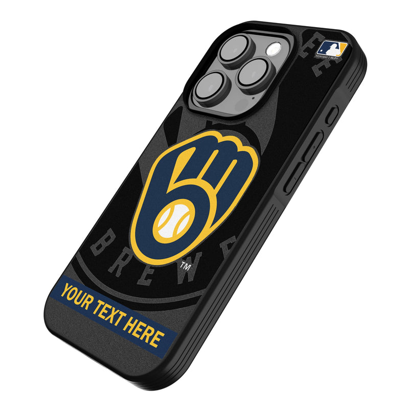 Milwaukee Brewers Personalized Tilt iPhone Bump Phone Case for Apple iPhone Iso.Jpg