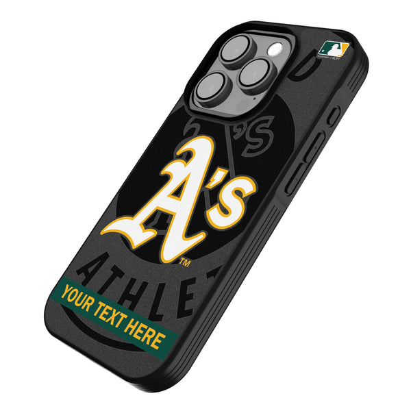 Oakland Athletics Personalized Tilt iPhone Bump Phone Case for Apple iPhone Iso.Jpg