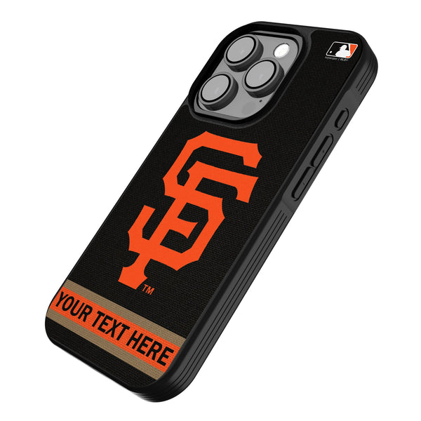 San Francisco Giants Personalized Stripe iPhone Bump Phone Case for Apple iPhone Iso.Jpg