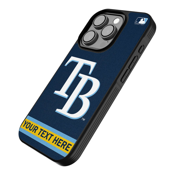 Tampa Bay Rays Personalized Stripe iPhone Bump Phone Case for Apple iPhone Iso.Jpg