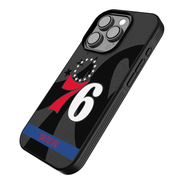 Philadelphia 76ers Personalized Tilt iPhone Bump Phone Case for Apple iPhone Iso.Jpg