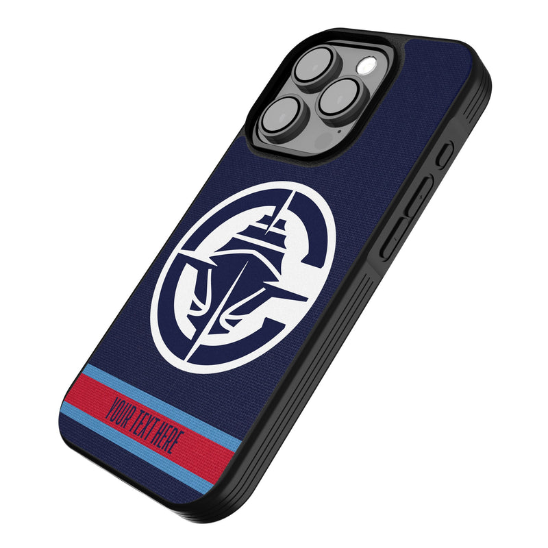 Los Angeles Clippers Personalized Stripe iPhone Bump Phone Case for Apple iPhone Iso.Jpg