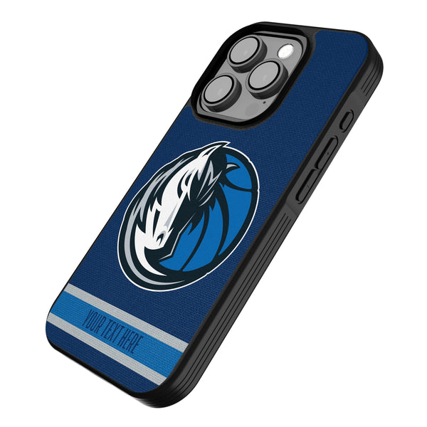 Dallas Mavericks Personalized Stripe iPhone Bump Phone Case for Apple iPhone Iso.Jpg