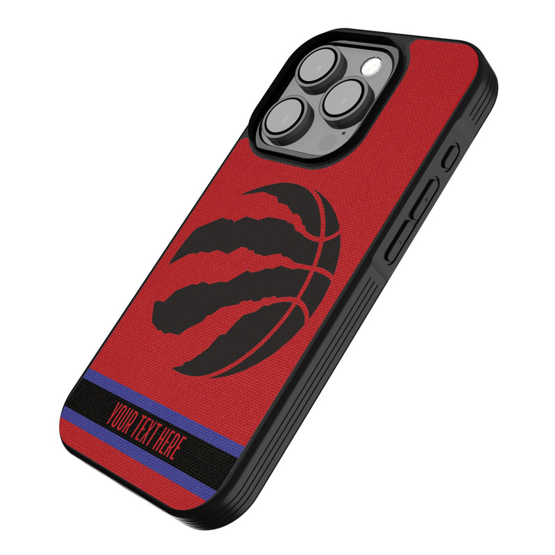Toronto Raptors Personalized Stripe iPhone Bump Phone Case for Apple iPhone Iso.Jpg