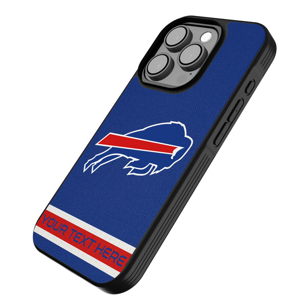 Buffalo Bills Personalized Stripe iPhone Bump Phone Case for Apple iPhone Iso.Jpg