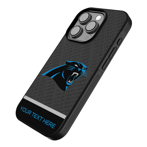 Carolina Panthers Personalized EndZone Plus iPhone Bump Phone Case for Apple iPhone Iso.Jpg