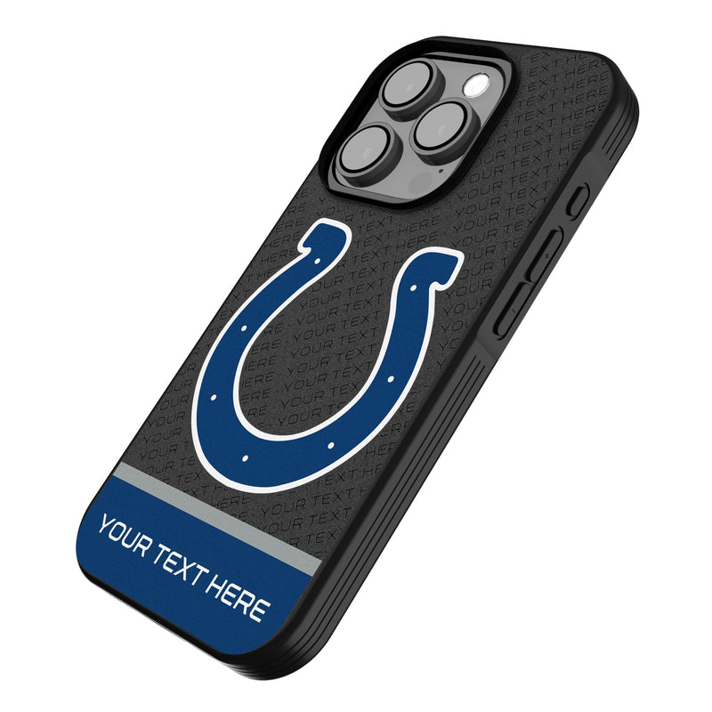 Indianapolis Colts Personalized EndZone Plus iPhone Bump Phone Case for Apple iPhone Iso.Jpg