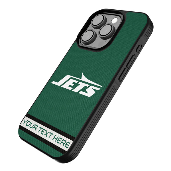 New York Jets Personalized Stripe iPhone Bump Phone Case for Apple iPhone Iso.Jpg