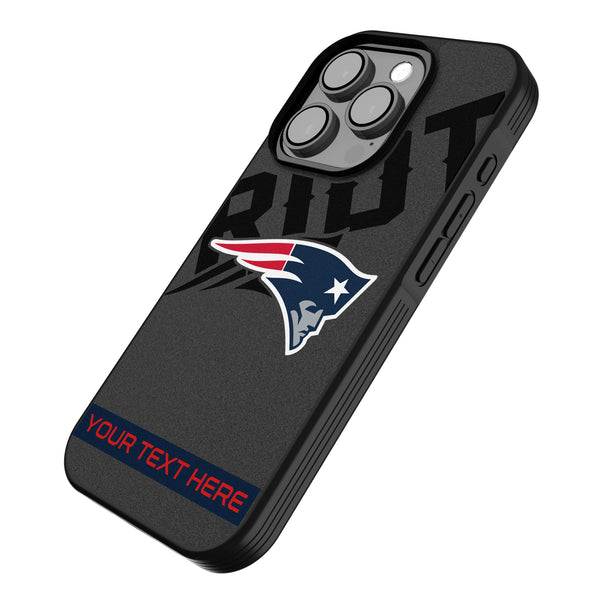 New England Patriots Personalized Tilt iPhone Bump Phone Case for Apple iPhone Iso.Jpg