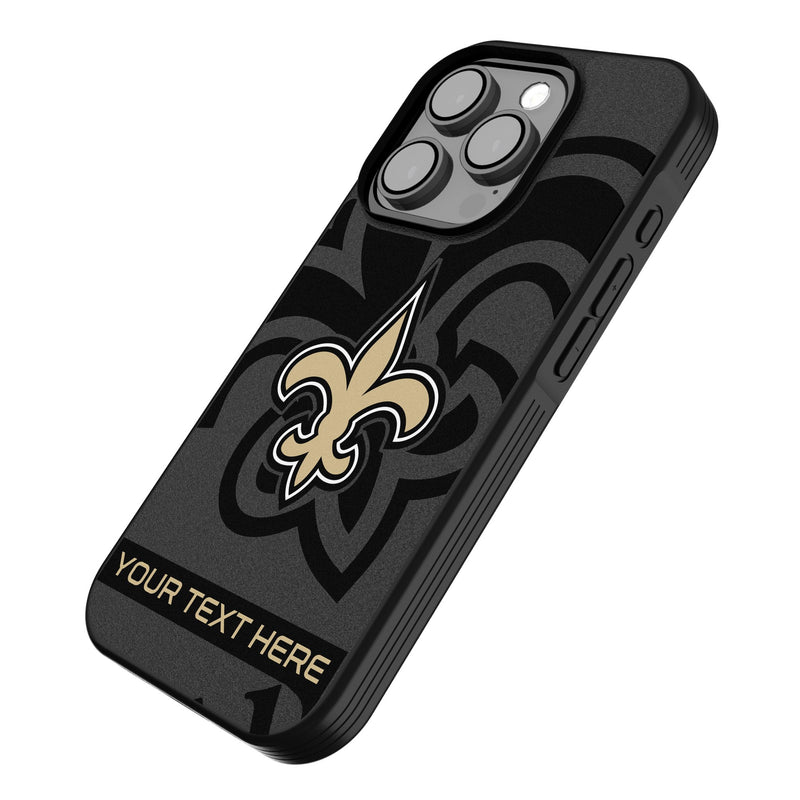 New Orleans Saints Personalized Tilt iPhone Bump Phone Case for Apple iPhone Iso.Jpg