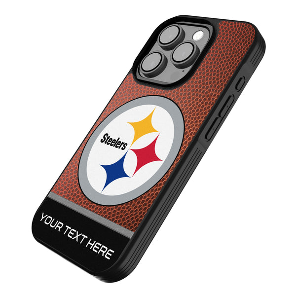 Pittsburgh Steelers Personalized Football iPhone Bump Phone Case for Apple iPhone Iso.Jpg