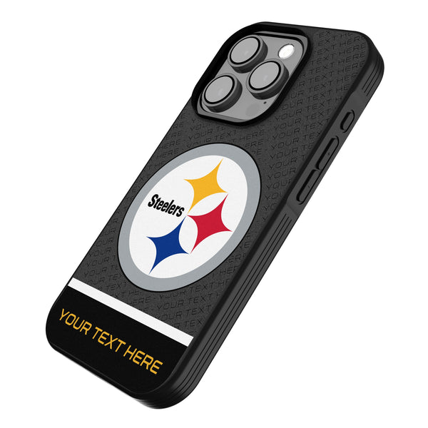 Pittsburgh Steelers Personalized EndZone Plus iPhone Bump Phone Case for Apple iPhone Iso.Jpg