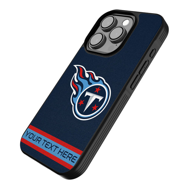 Tennessee Titans Personalized Stripe iPhone Bump Phone Case for Apple iPhone Iso.Jpg