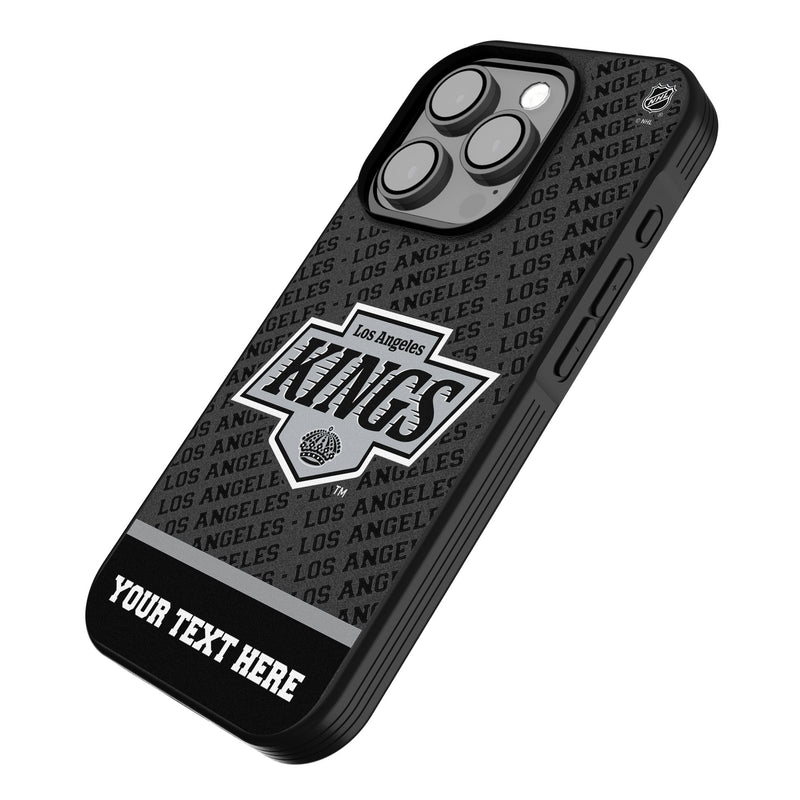 LA Kings Personalized EndZone Plus iPhone Bump Phone Case for Apple iPhone Iso.Jpg