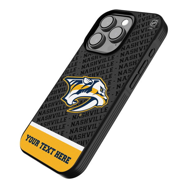 Nashville Predators Personalized EndZone Plus iPhone Bump Phone Case for Apple iPhone Iso.Jpg